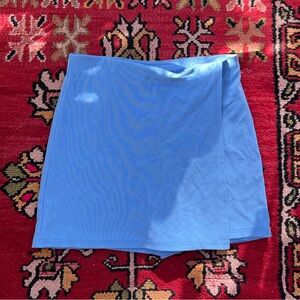 Boston Proper Light Blue Periwinkle Wrap Skirt